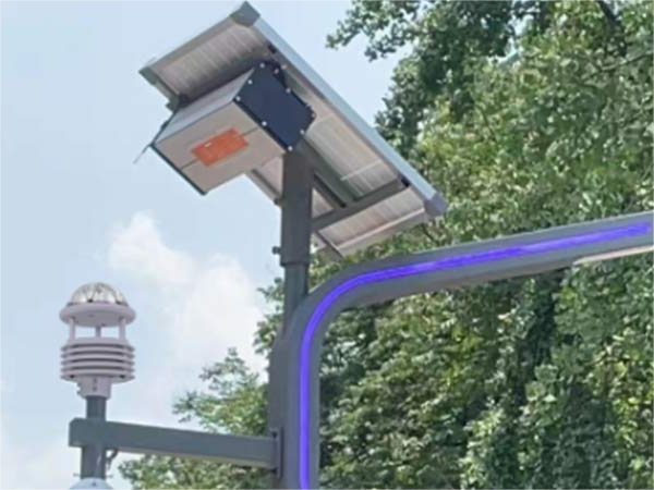 智慧燈桿氣象傳感器案例實拍